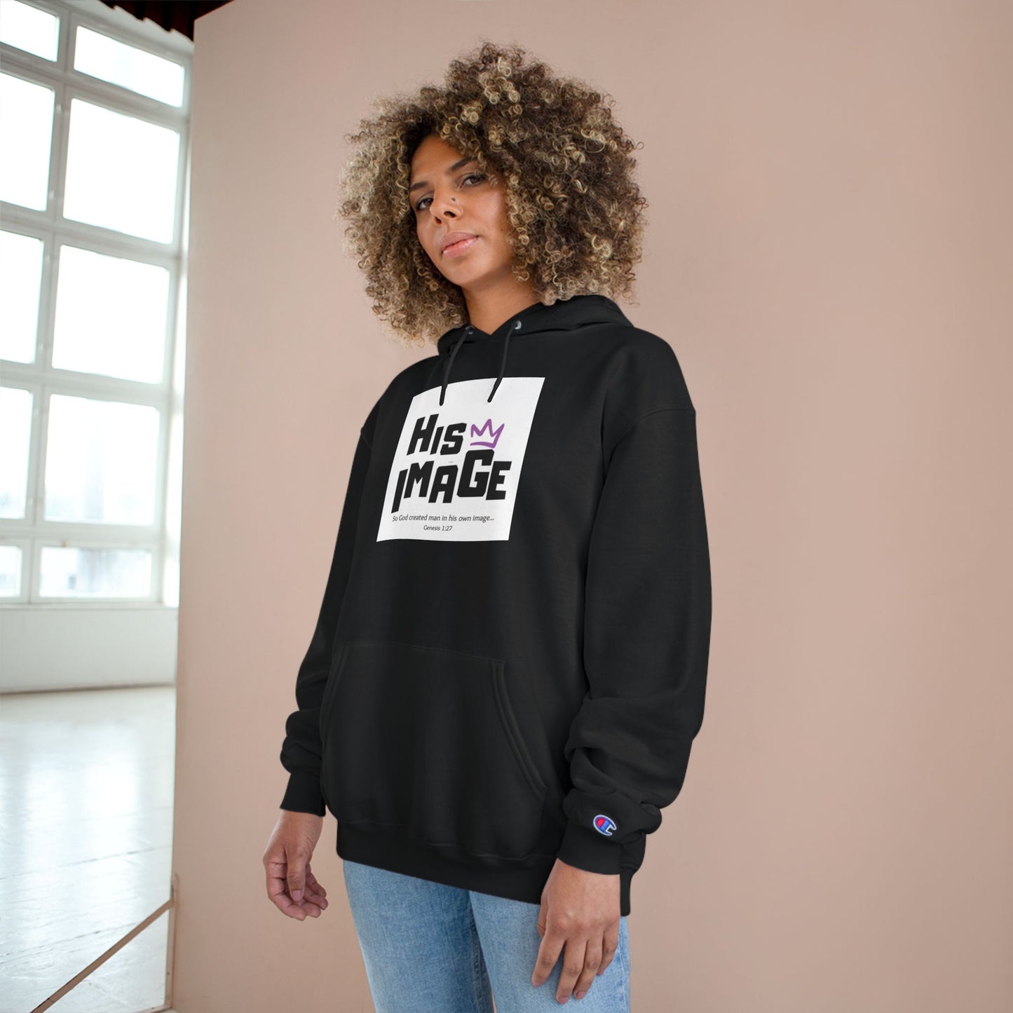 His Image Champion Hoodie - Stylish Faith-Inspired Sweatshirt