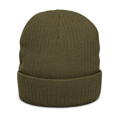 Ribbed Knit Beanie (Embroidery)
