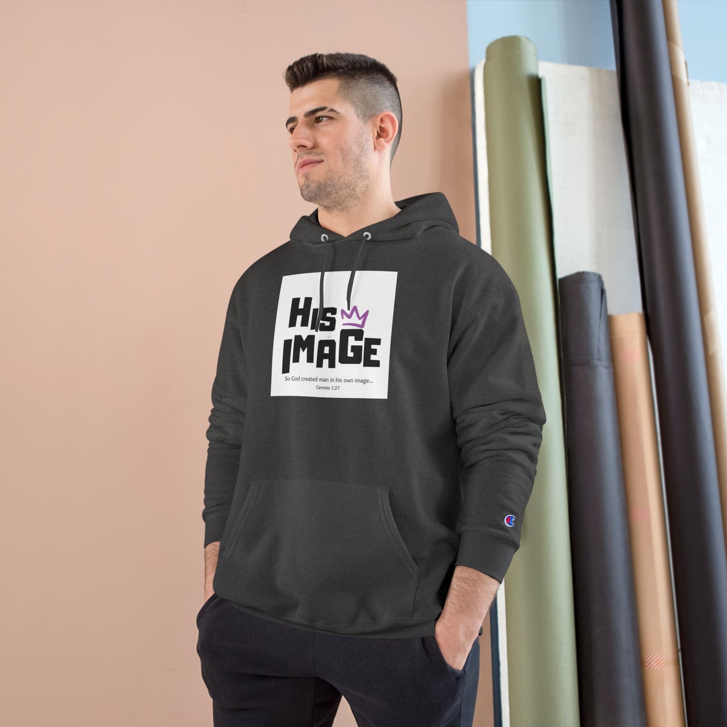His Image Champion Hoodie - Stylish Faith-Inspired Sweatshirt
