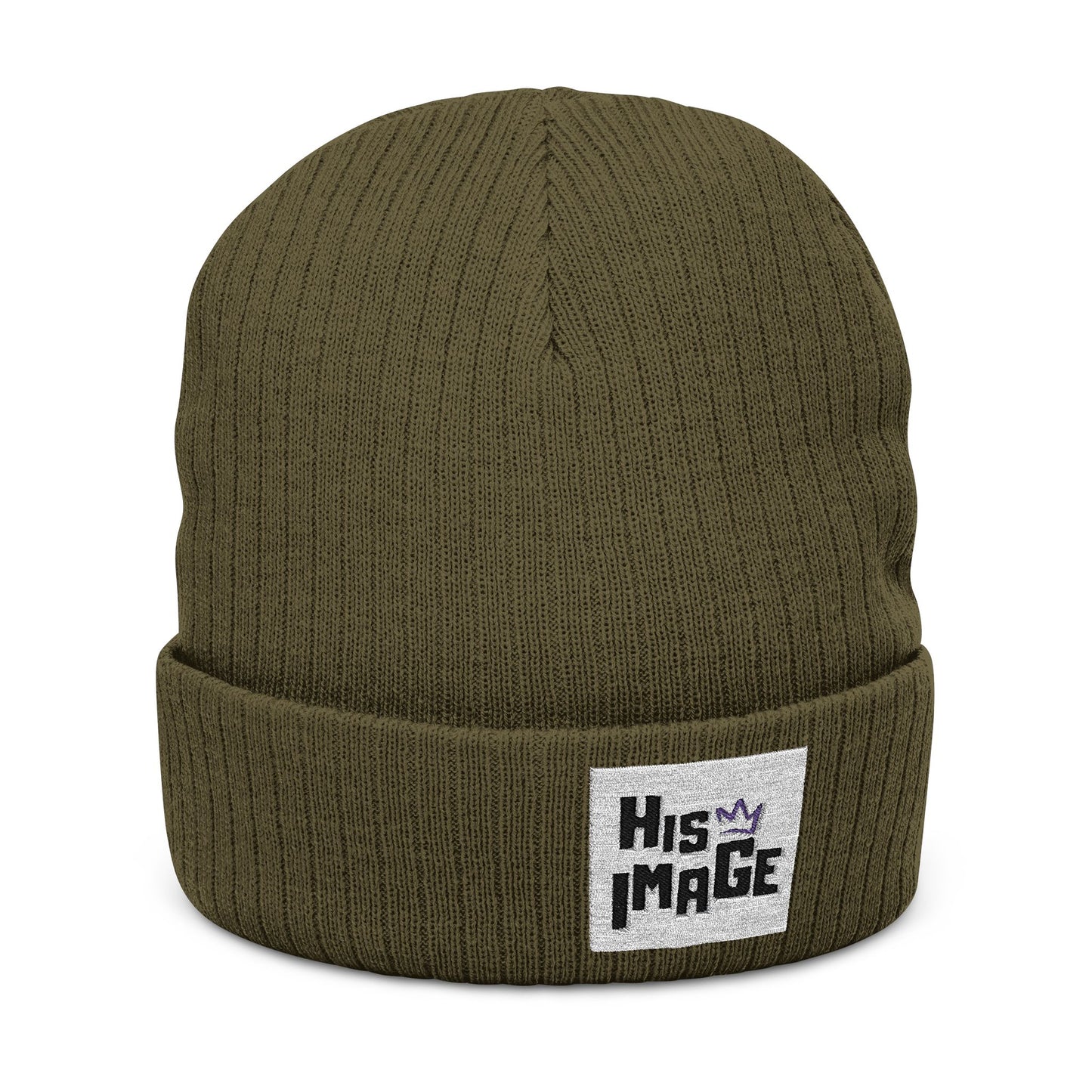 Ribbed Knit Beanie (Embroidery)