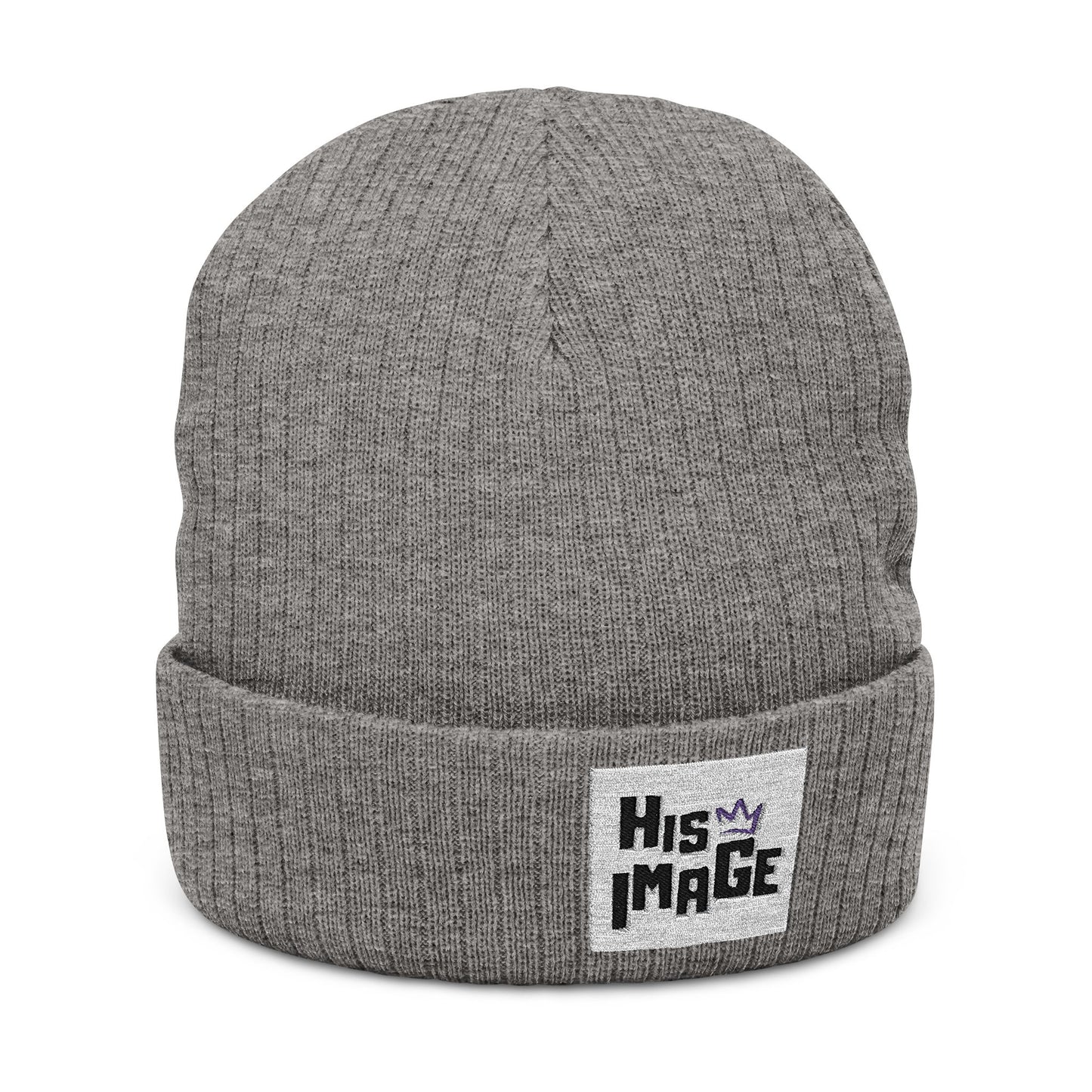 Ribbed Knit Beanie (Embroidery)