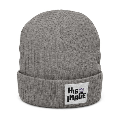 Ribbed Knit Beanie (Embroidery)