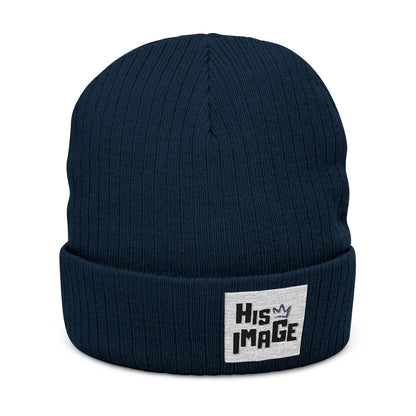 Ribbed Knit Beanie (Embroidery)