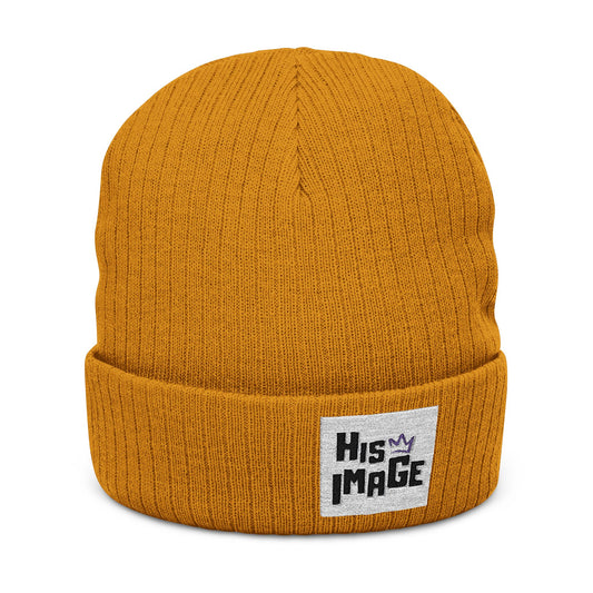 Ribbed Knit Beanie (Embroidery)
