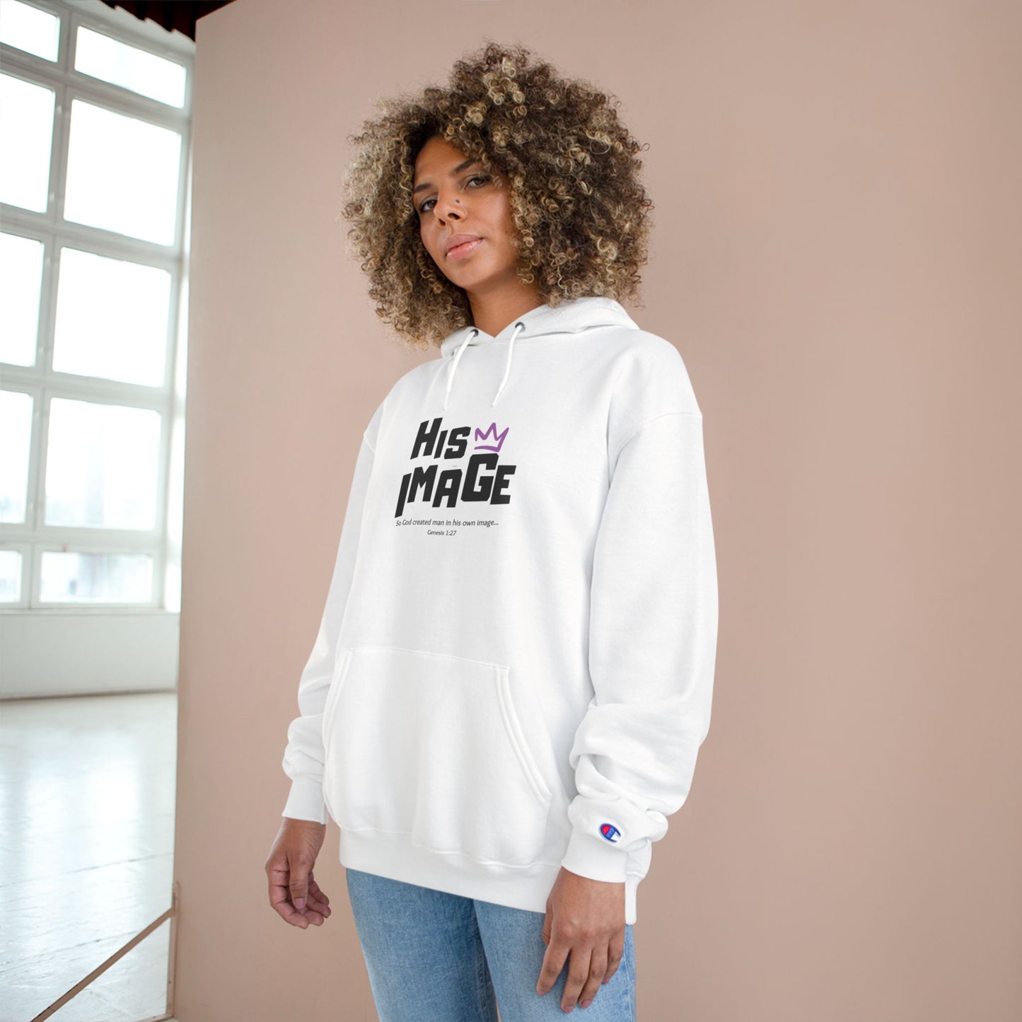 His Image Champion Hoodie - Stylish Faith-Inspired Sweatshirt