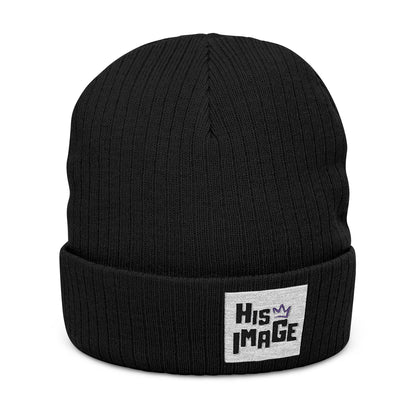Ribbed Knit Beanie (Embroidery)